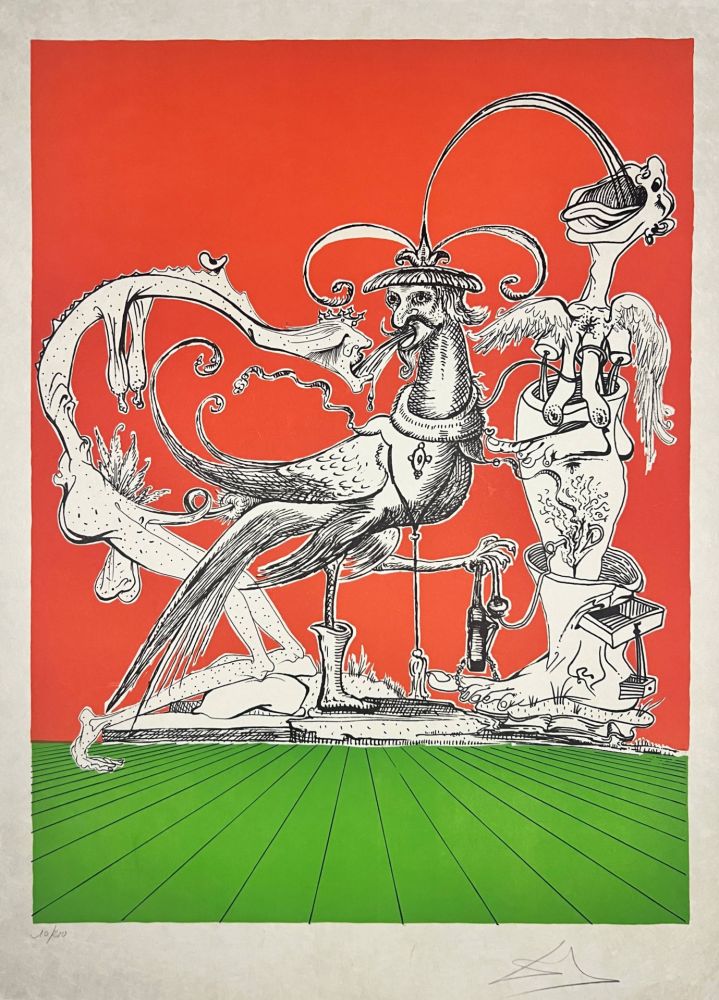 Salvador DALI - Les Songes Drôlatiques de Pantagruel, Planche VIII