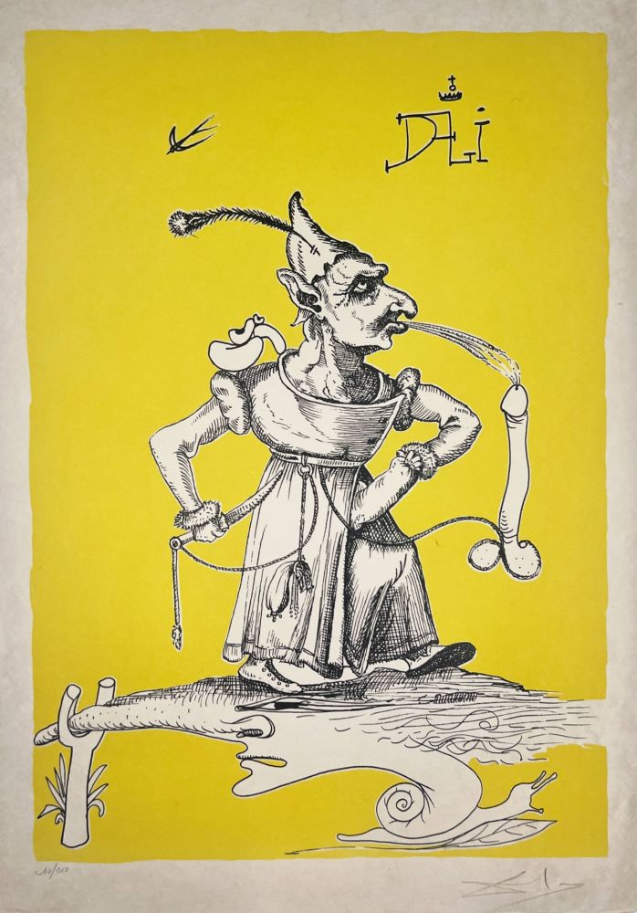 Salvador DALI - Les Songes Drôlatiques de Pantagruel, Planche X
