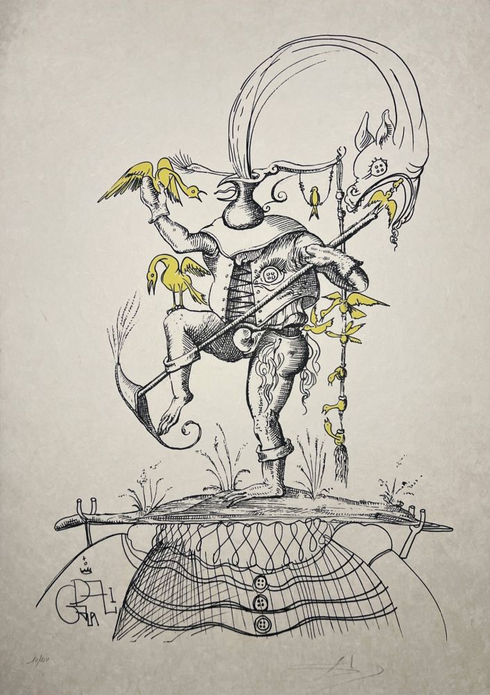 Salvador DALI - Les Songes Drôlatiques de Pantagruel, Planche XX