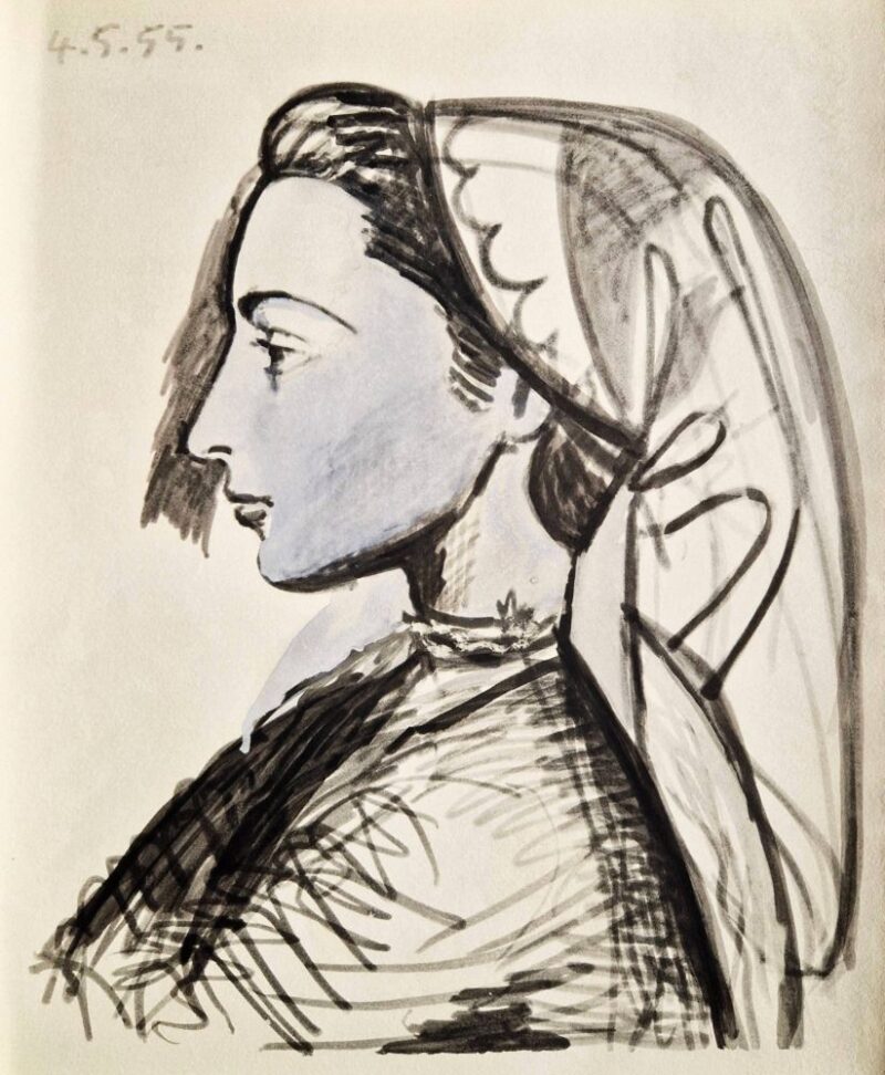 Pablo PICASSO - Portrait de Jacqueline
