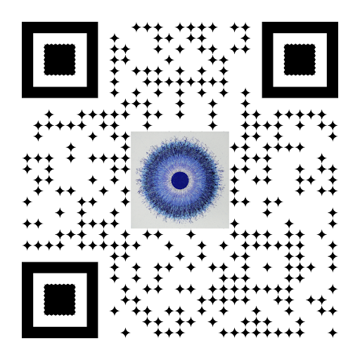 QR code to the virtual gallery of works by Jaremi Picz