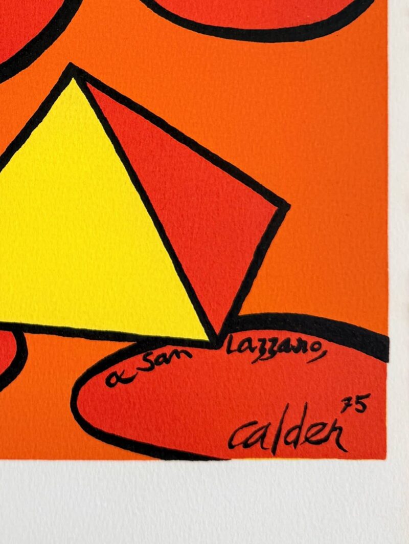Alexander Calder - Hommage à San Lazzaro, 1975 - Image 5