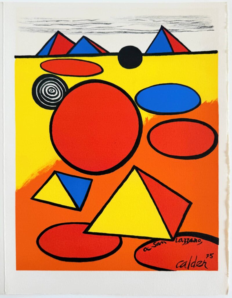 Alexander Calder - Hommage à San Lazzaro, 1975 - Image 6