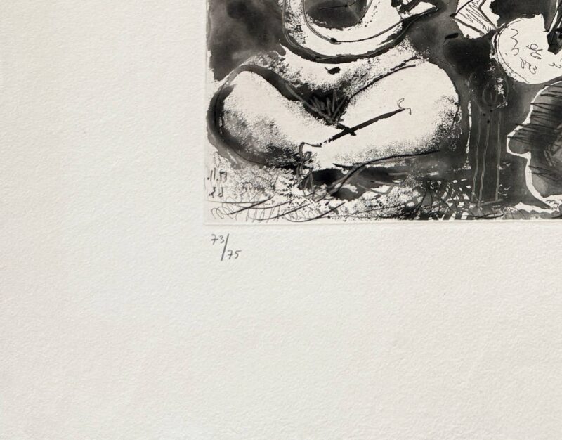 Pablo Picasso - Les bleus de Barcelone, 1963 - Image 5