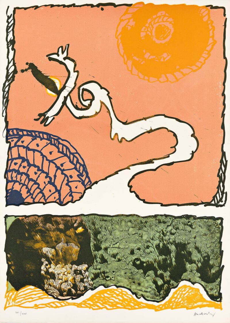 Pierre Alechinsky - Gnomes et Gnose, 1974