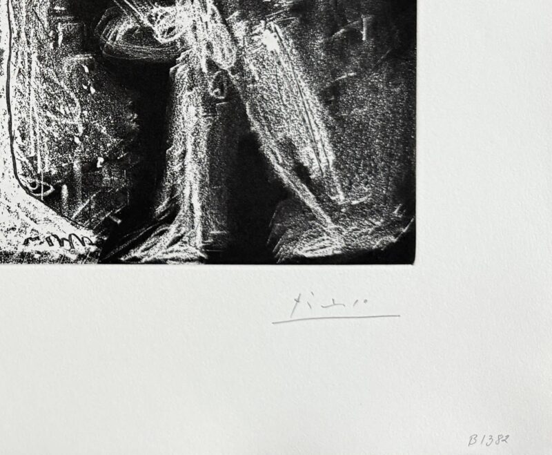 Pablo Picasso - Peintre et modèle au fume-cigarette, 1968 - Image 5