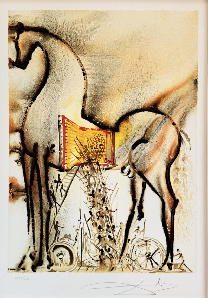 Salvador Dali - Le cheval de Troie, 1970