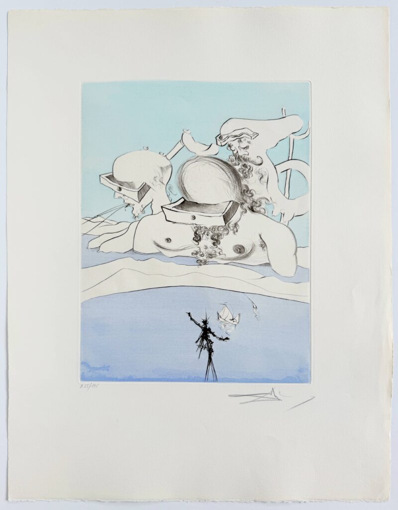 Salvador Dali - Flung Out Like a Fag-end by the Big-Wigs, 1973 - Image 6