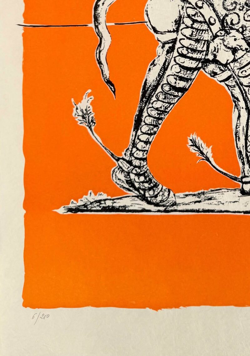 Salvador Dali - Les Songes Drôlatiques de Pantagruel, Planche XXIV, 1973 - Image 4