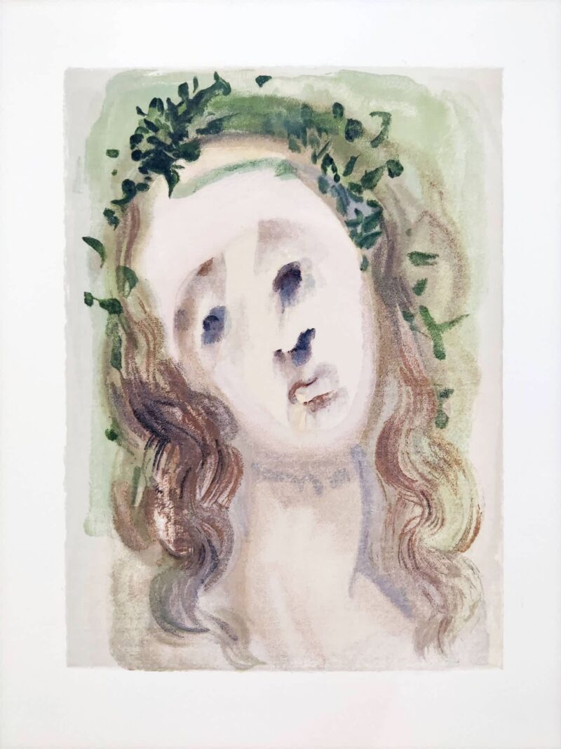 Salvador Dali - The Purgatory, Canto 10 - Virgil's Face, 1960