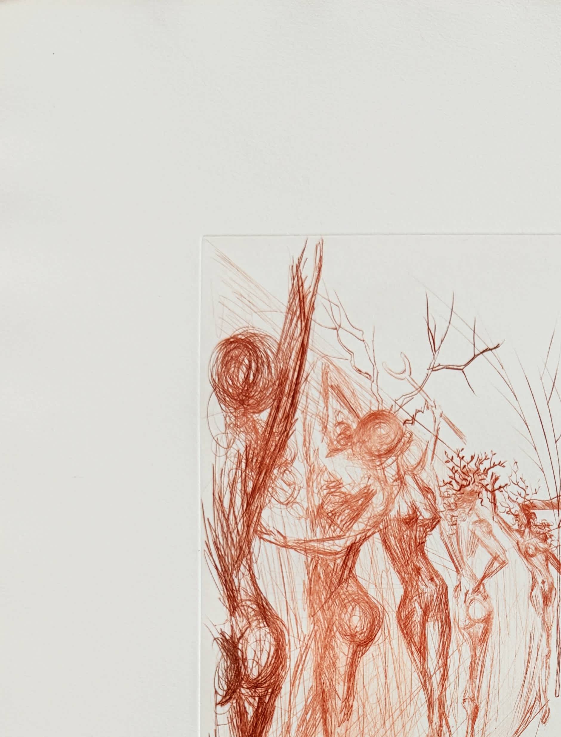 Salvador Dali - Corridor de Kathmandou (Katmandu Corridor), 1969 - Image 3