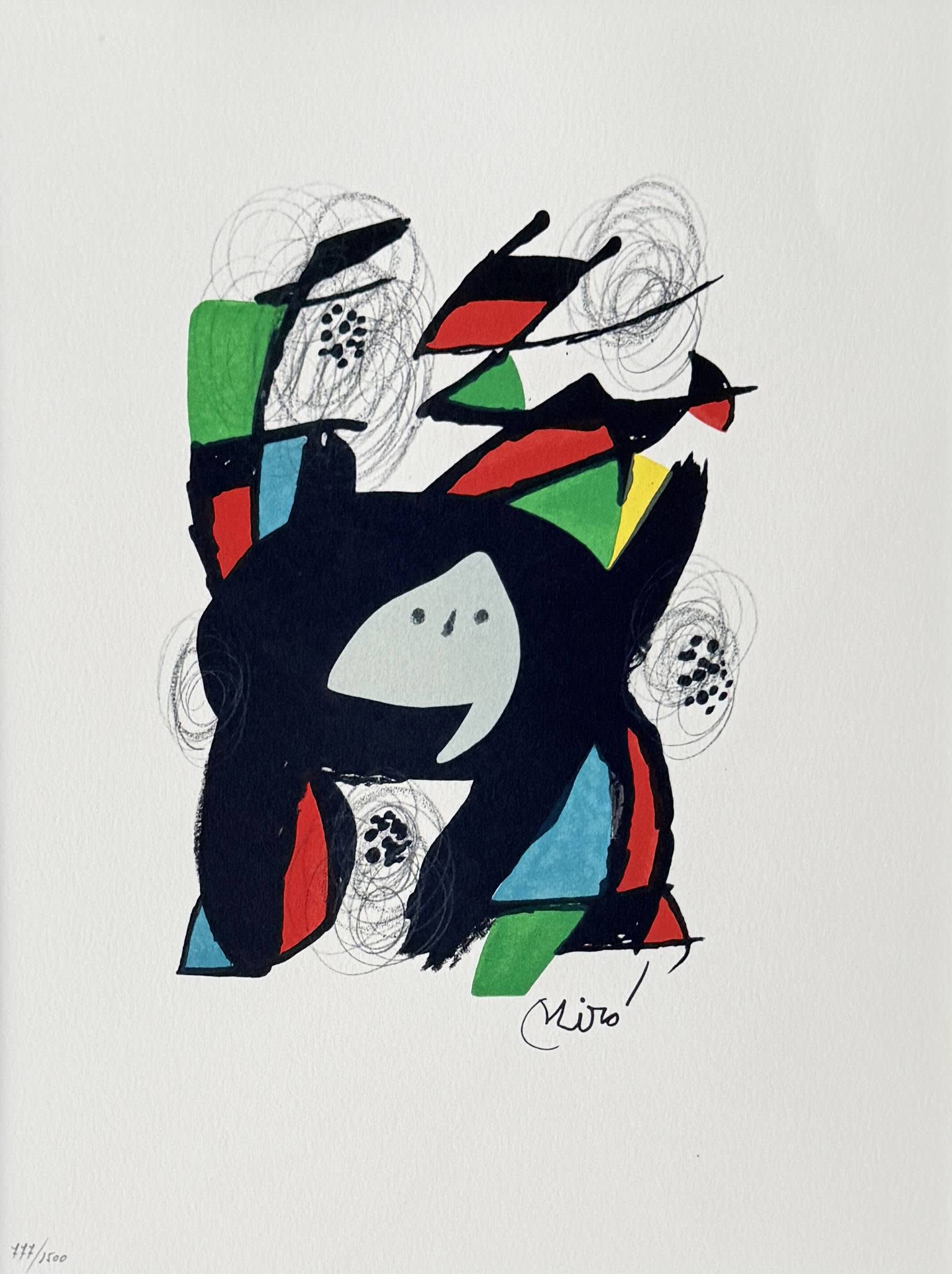 Joan Miro - La Mélodie Acide, Planche VIII, 1980 - Image 2