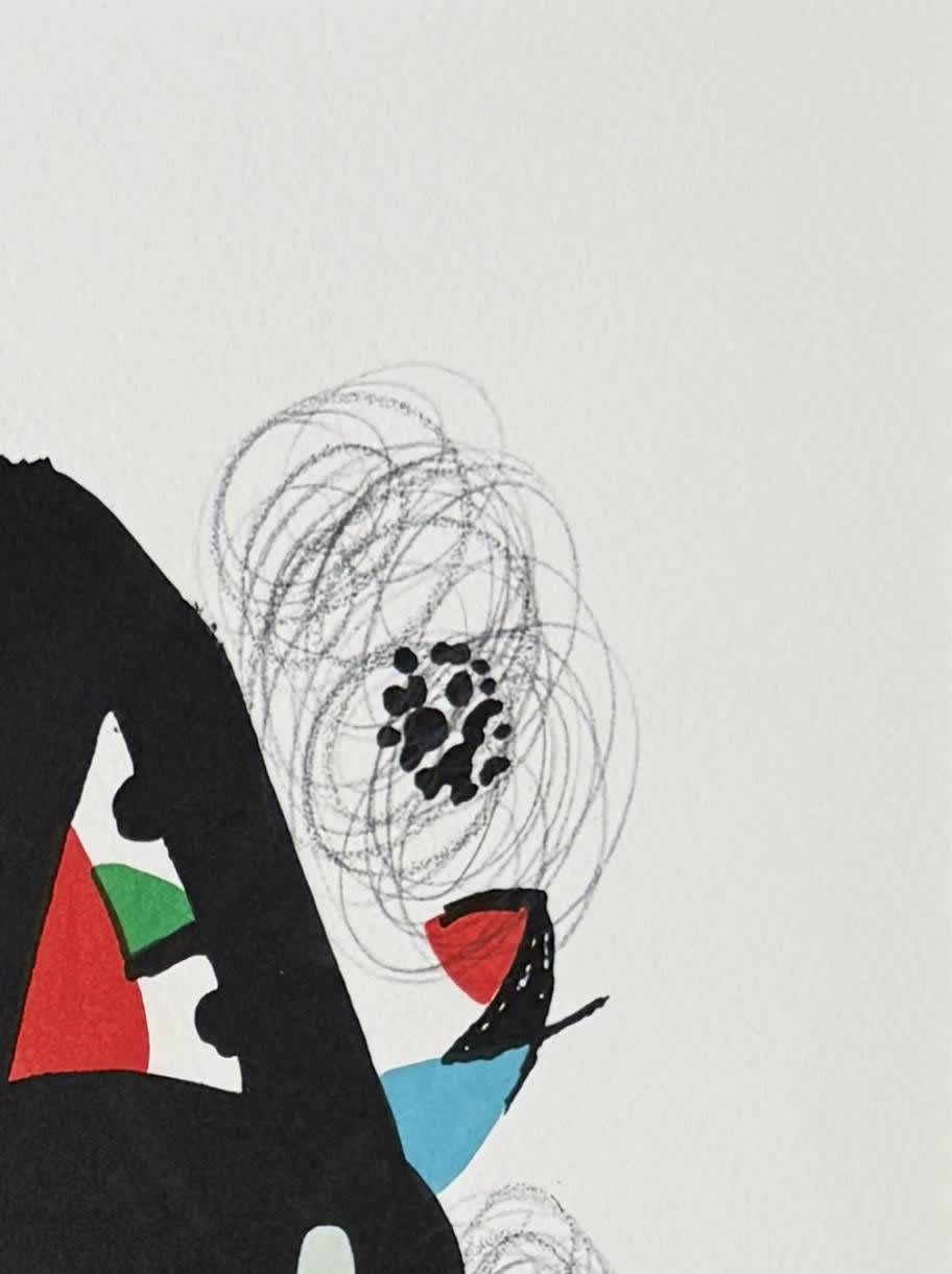 Joan Miro - La Mélodie Acide, Planche IX, 1980 - Image 4